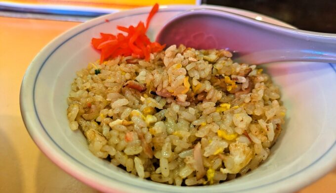 ピリ辛味噌チャンポン麺+ミニチャーハン