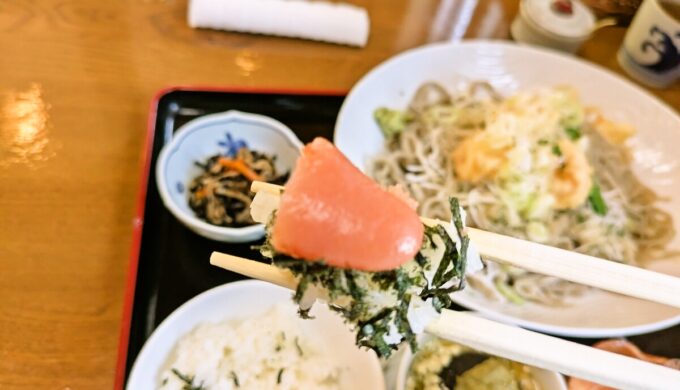 天ちらしそば膳