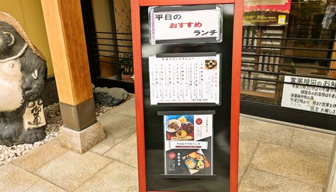 駐車場と外観