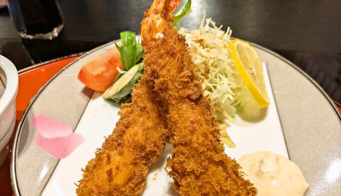 エビフライ定食