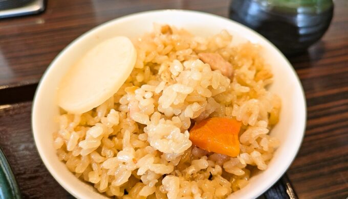 3種のきのこの、なめたけおろしうどん