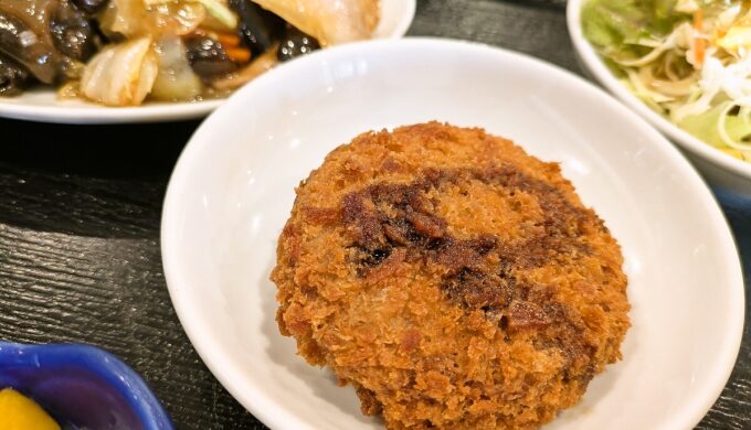 豚肉とキクラゲと玉子炒めランチ