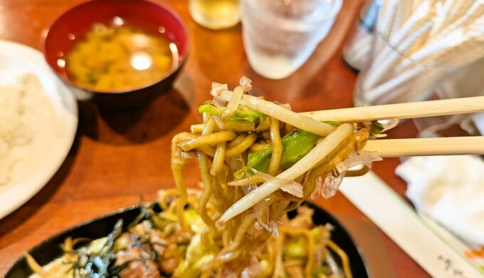 焼きそば定食