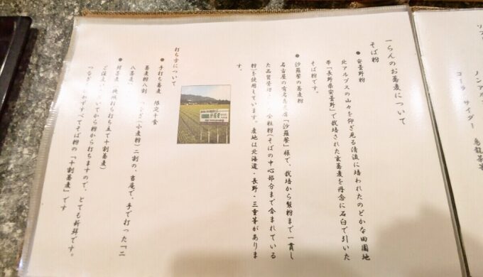 メニュー