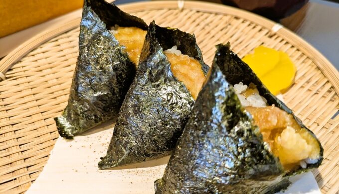 海老天むす定食