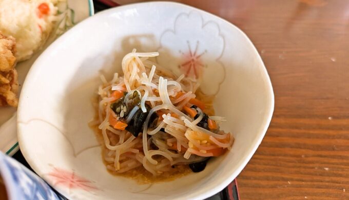 チキンの唐揚げ定食