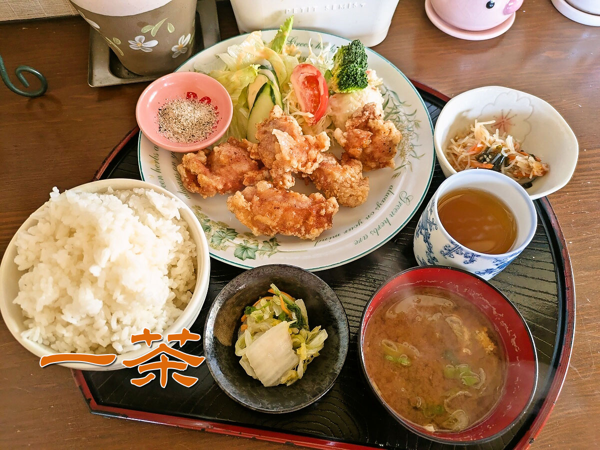 チキンの唐揚げ定食