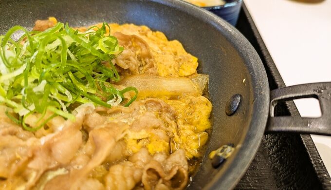 月見牛とじ御膳