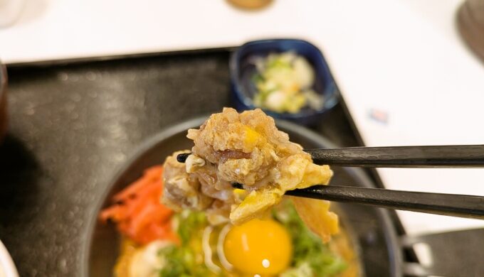月見牛とじ御膳
