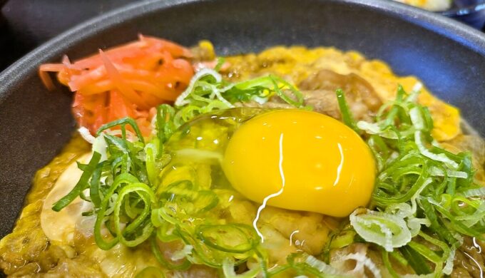 月見牛とじ御膳