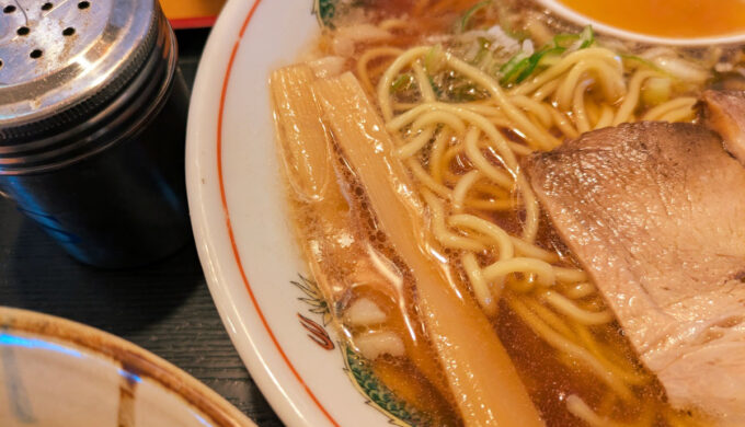 中華そばと海鮮丼