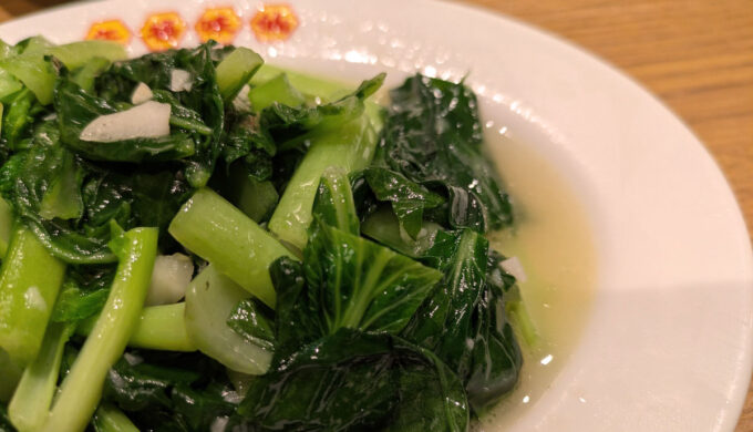 台湾ラーメン・青菜炒め・チャーハン
