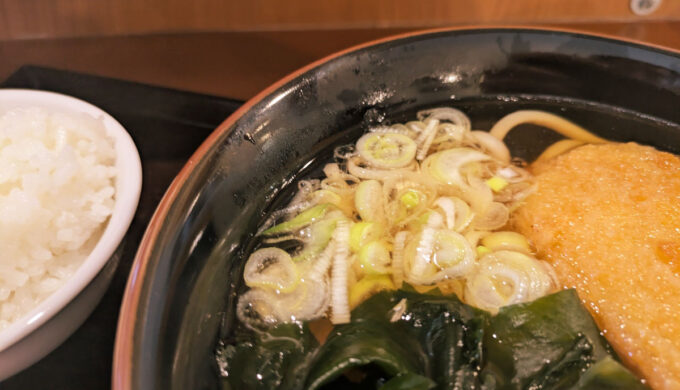コロッケうどん