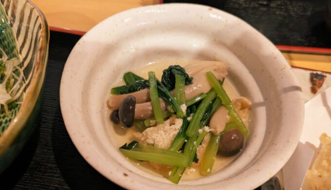 刺身と串天ぷら定食