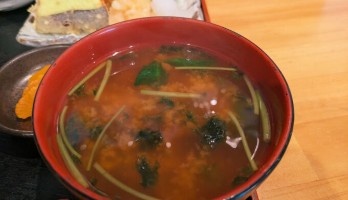 刺身と串天ぷら定食