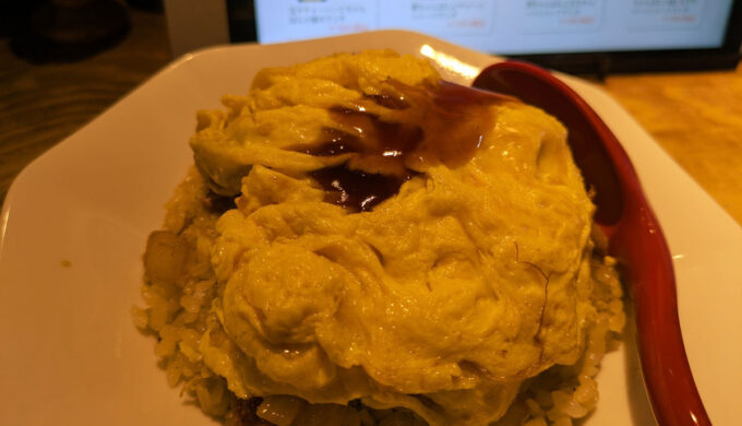 ちゃんぽんと玉子チャーハンハーフ
