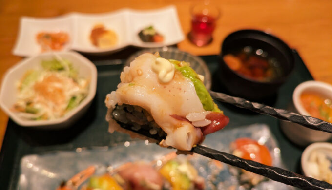 ロール寿司御膳ランチ