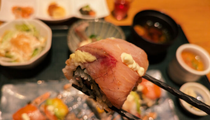 ロール寿司御膳ランチ