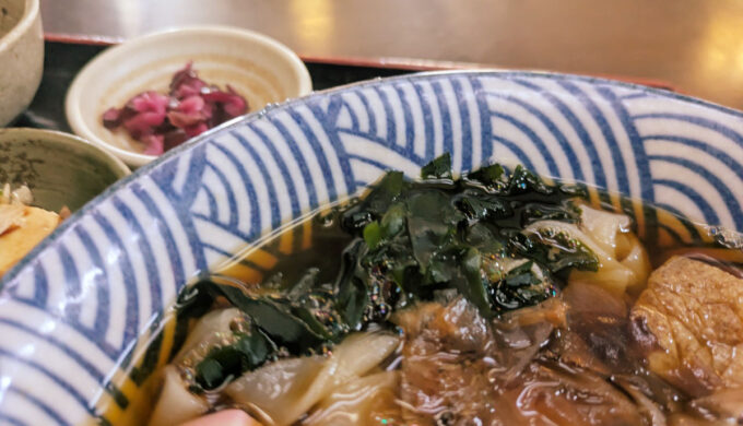 きしめん定食