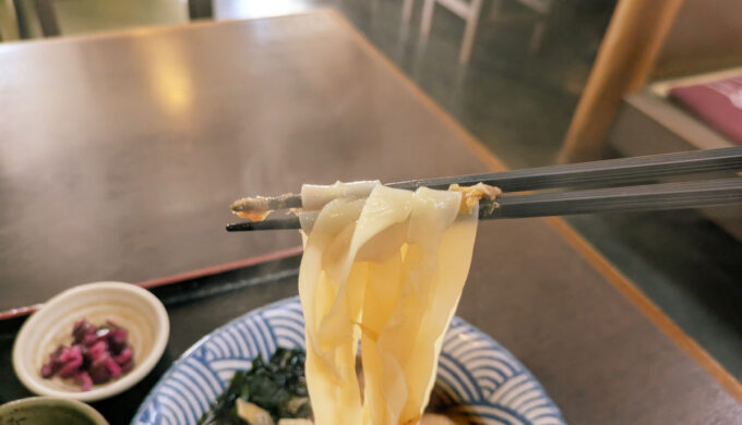 きしめん定食