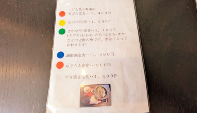 メニュー