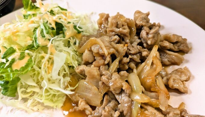 豚生姜焼きランチ