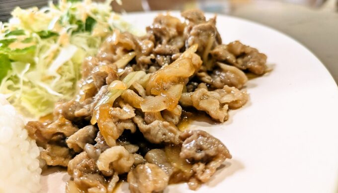 豚生姜焼きランチ