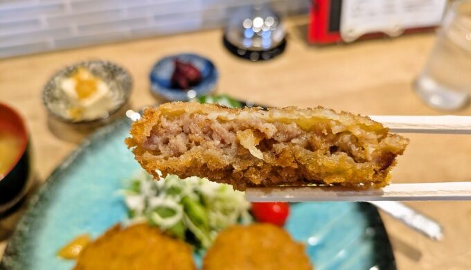 メンチカツランチ